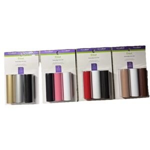 Cricut Lot Of 4 Everyday Iron On StrongBond Mini Sampler Heat Transfer EasyPress